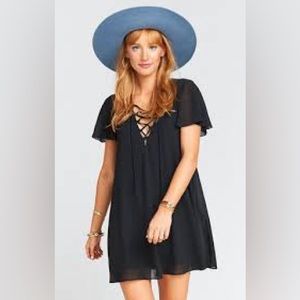 NWT Show Me Your MuMu Kylie lace up dress